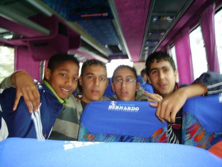 en el autobus la pea